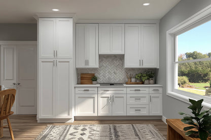 Polar White Shaker Door Sample