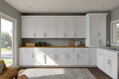 Polar White Shaker Door Sample