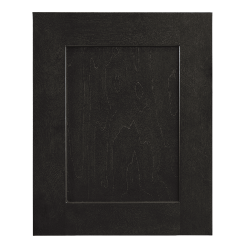 Charcoal Gray Shaker Door Sample