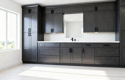 Charcoal Gray Shaker 10x10 RTA Cabinets