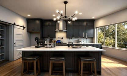 Charcoal Gray Shaker 10x10 RTA Cabinets