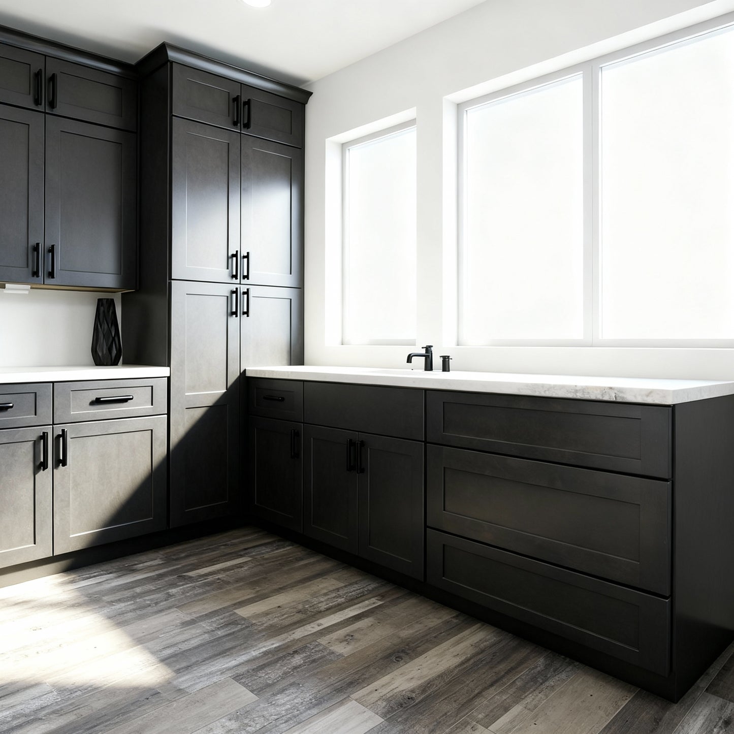 Dark Gray Shaker Sample Door