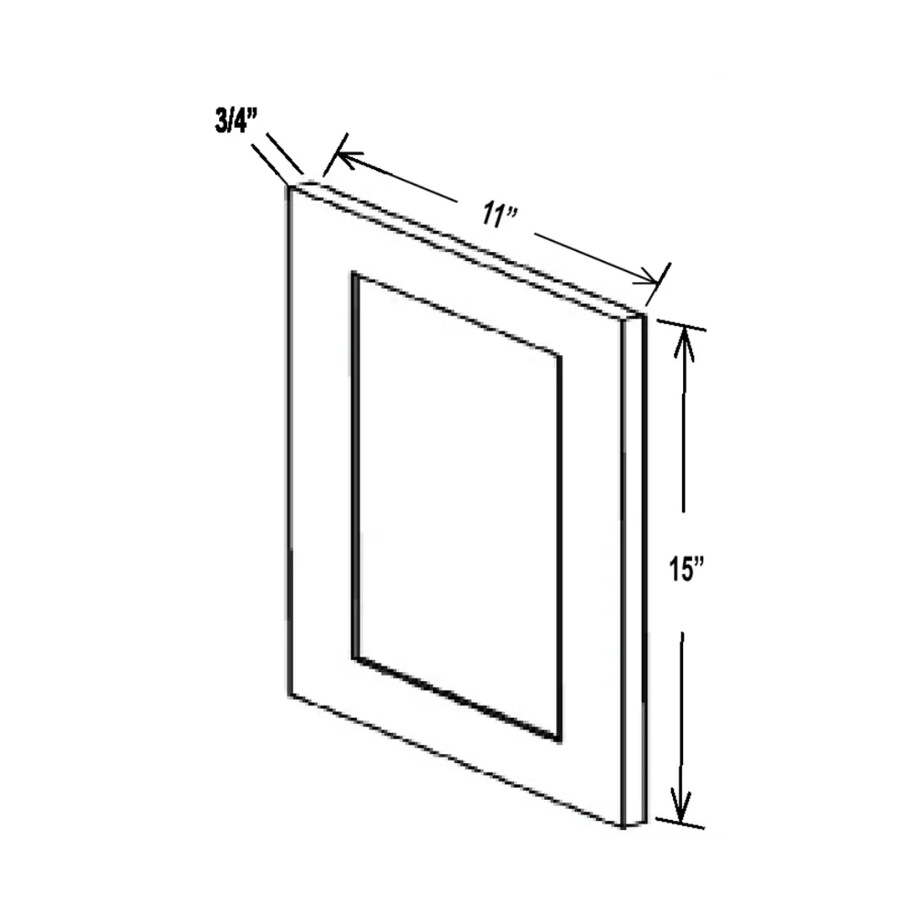 Mist Gray Shaker Door Sample