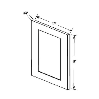 Natural Wood Shaker Door Sample