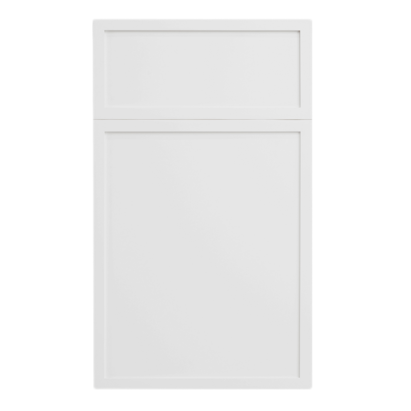 Slim Polar White Wine Rack Wall Cabinet - 36"W x 15"H