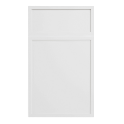 Slim Polar White Drawer Base Cabinet - 27"W
