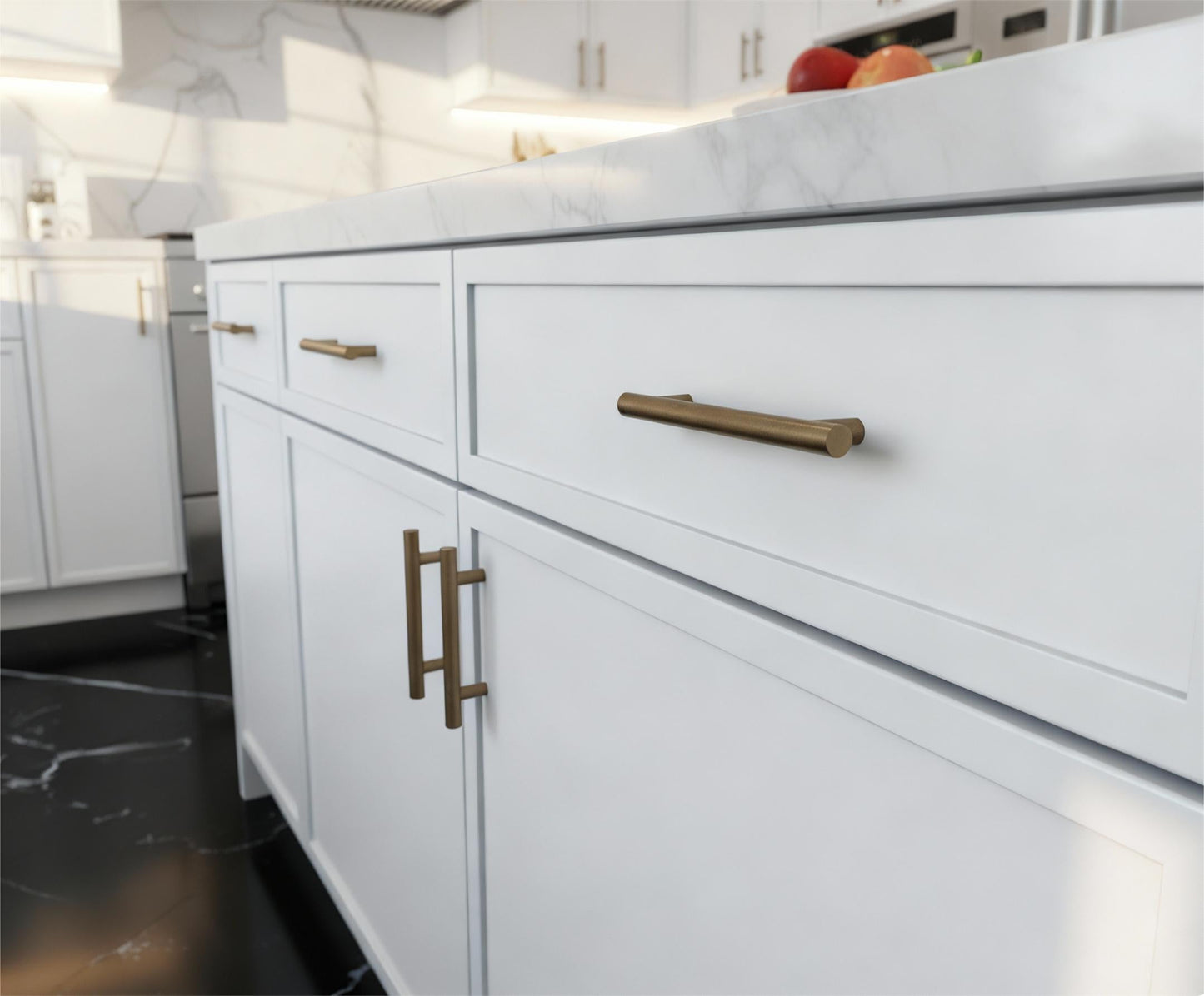 Slim Polar White Shaker 10x10 RTA Cabinets