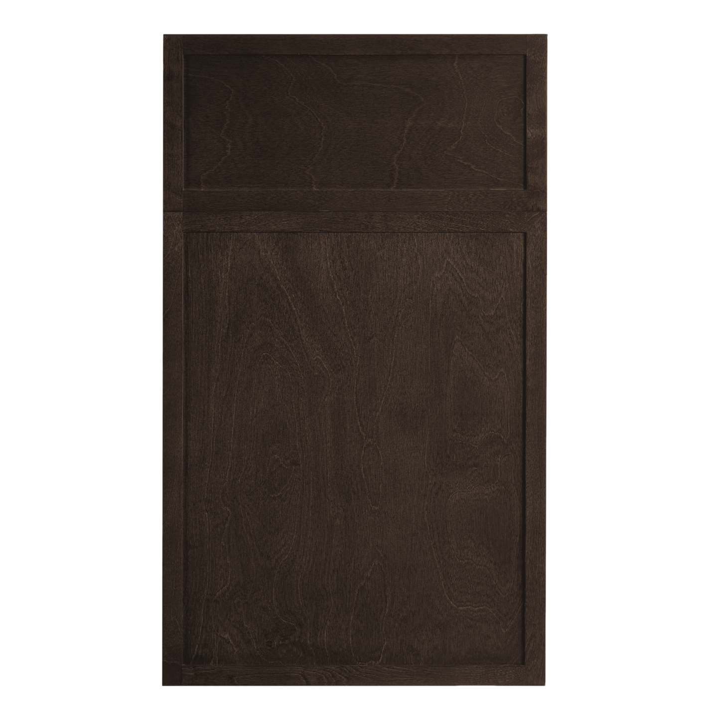 Slim Espresso Brown Drawer Base Cabinet - 24"W