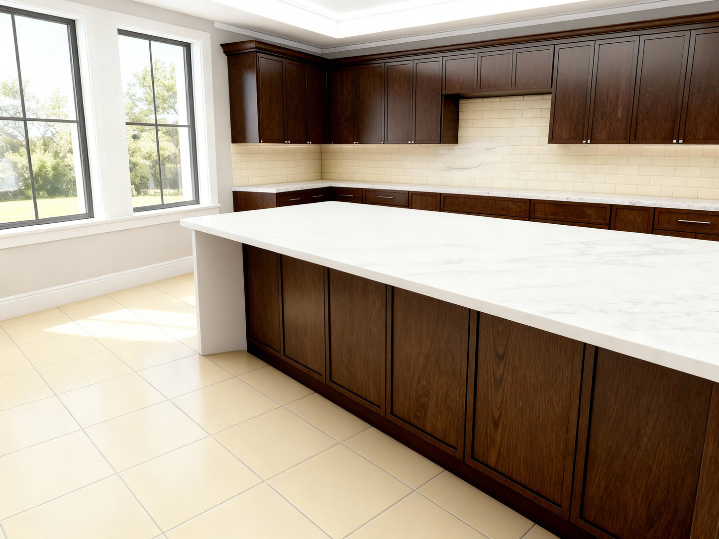 Slim Espresso Brown Shaker Door Sample