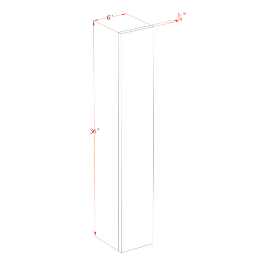 Frost White - 06"W x 36"L All-Purpose Filler
