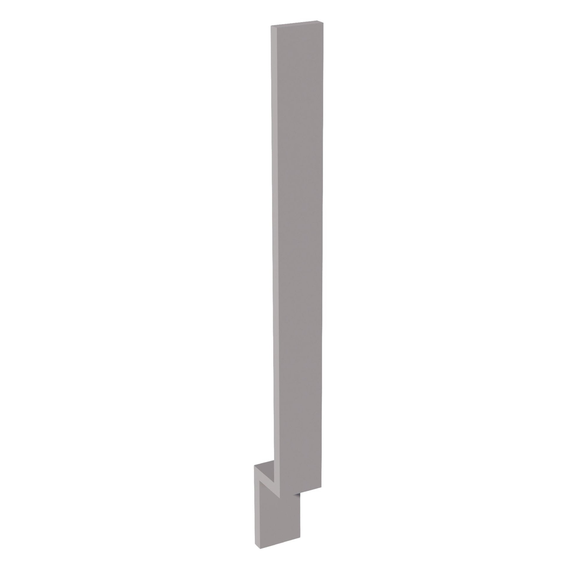 HA - BF3: Ash Gray Shaker 3"W Base Cabinet Filler - NextCabinets