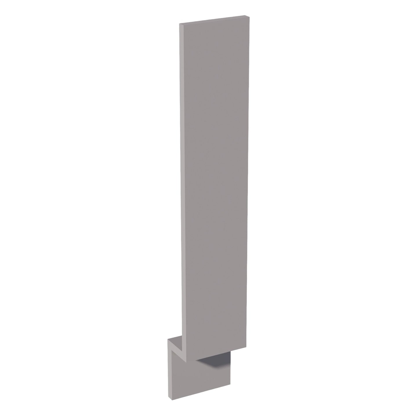 HA - BF6: Ash Gray Shaker 6"W Base Cabinet Filler - NextCabinets