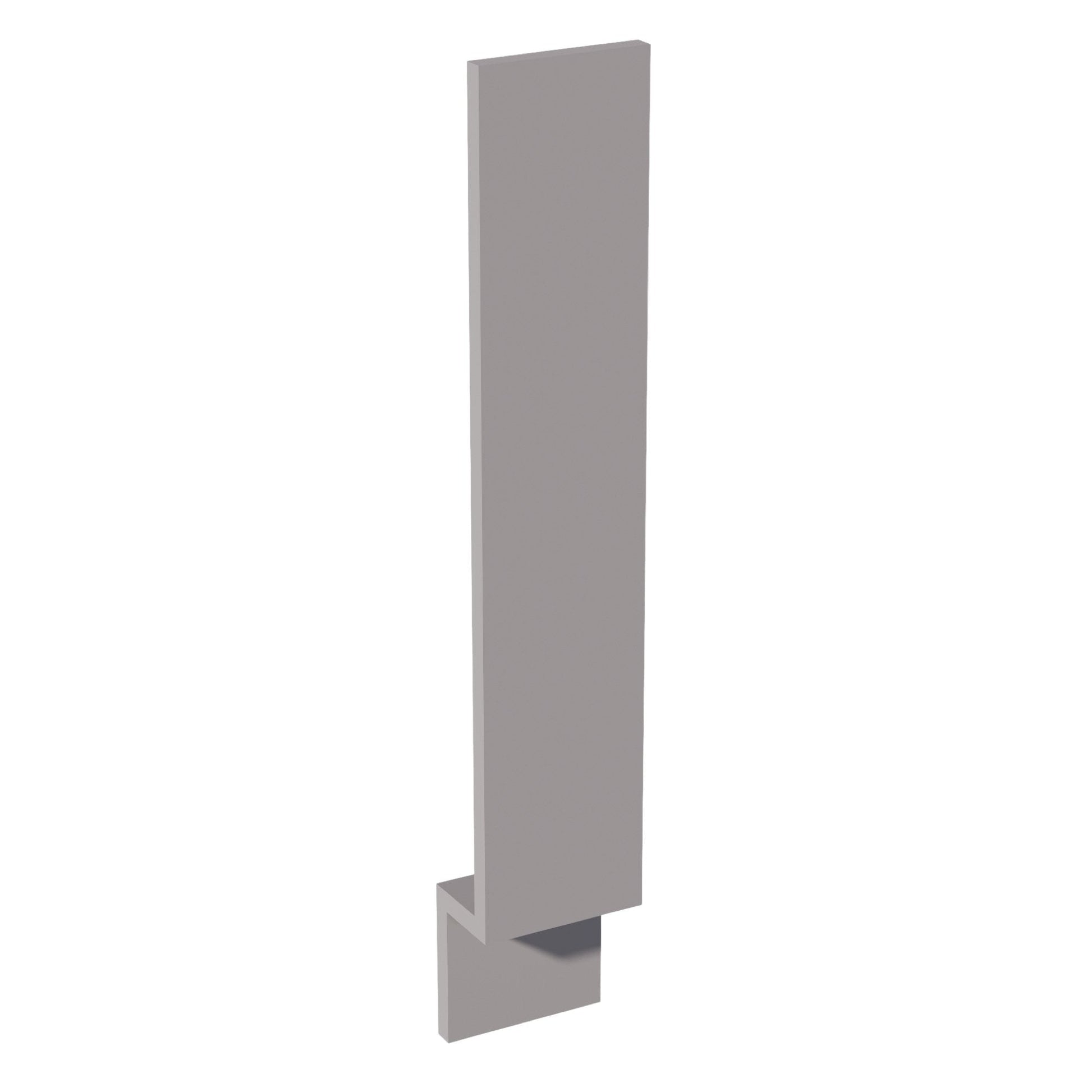 HA - BF6: Ash Gray Shaker 6"W Base Cabinet Filler - NextCabinets