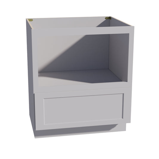 HA - BMC30:Ash Gray Shaker 30" 1 Drawer Base Built - in Microwave Cabinets - NextCabinets