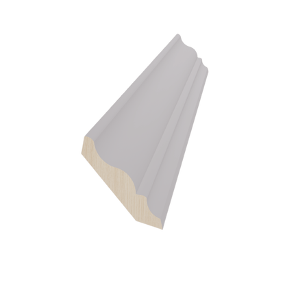 HA - CM6: Ash Gray Shaker 96"W x 3 - 1/2"H x 2 - 1/2"D Crown Molding - NextCabinets