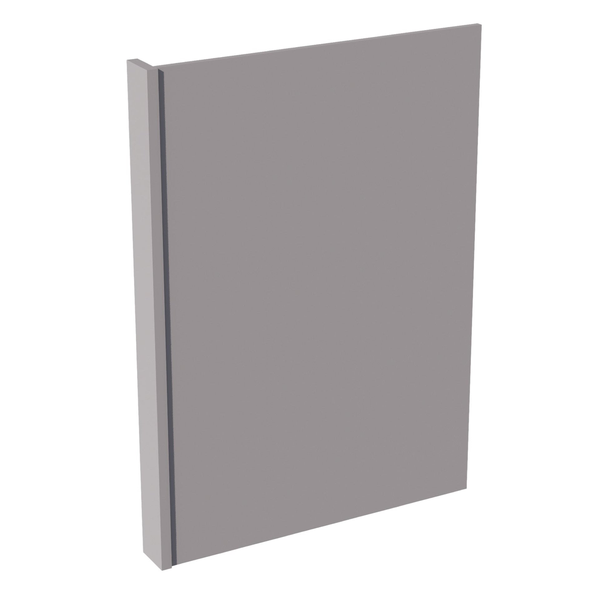 HA - DWR3: Ash Gray Shaker 3" Filler - 24"W x 34 - 1/2"H x 1/2"D Dishwasher Return Panel - NextCabinets