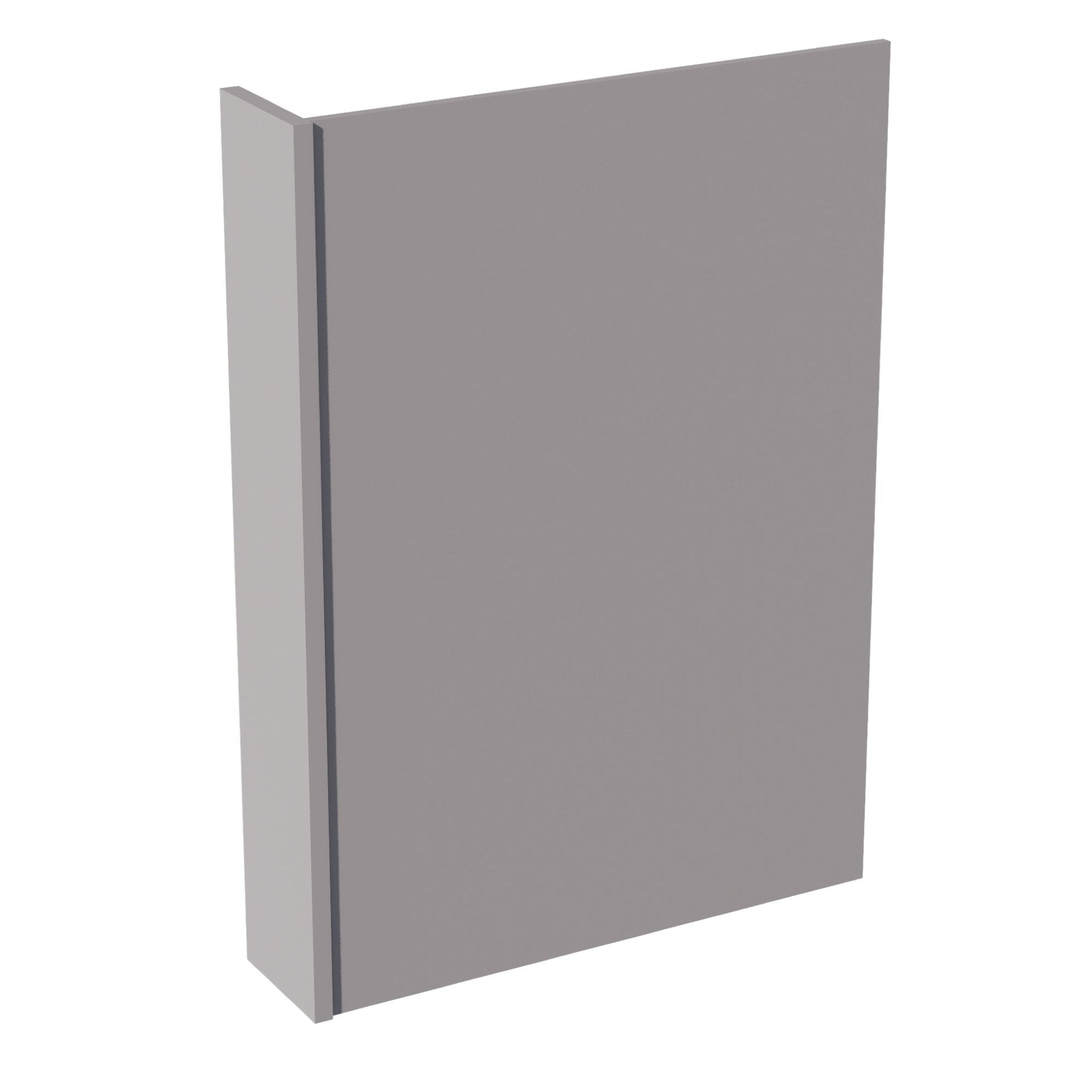 HA - DWR6: Ash Gray Shaker 6" Filler - 24"W x 34 - 1/2"H x 1/2"D Dishwasher Return Panel - NextCabinets