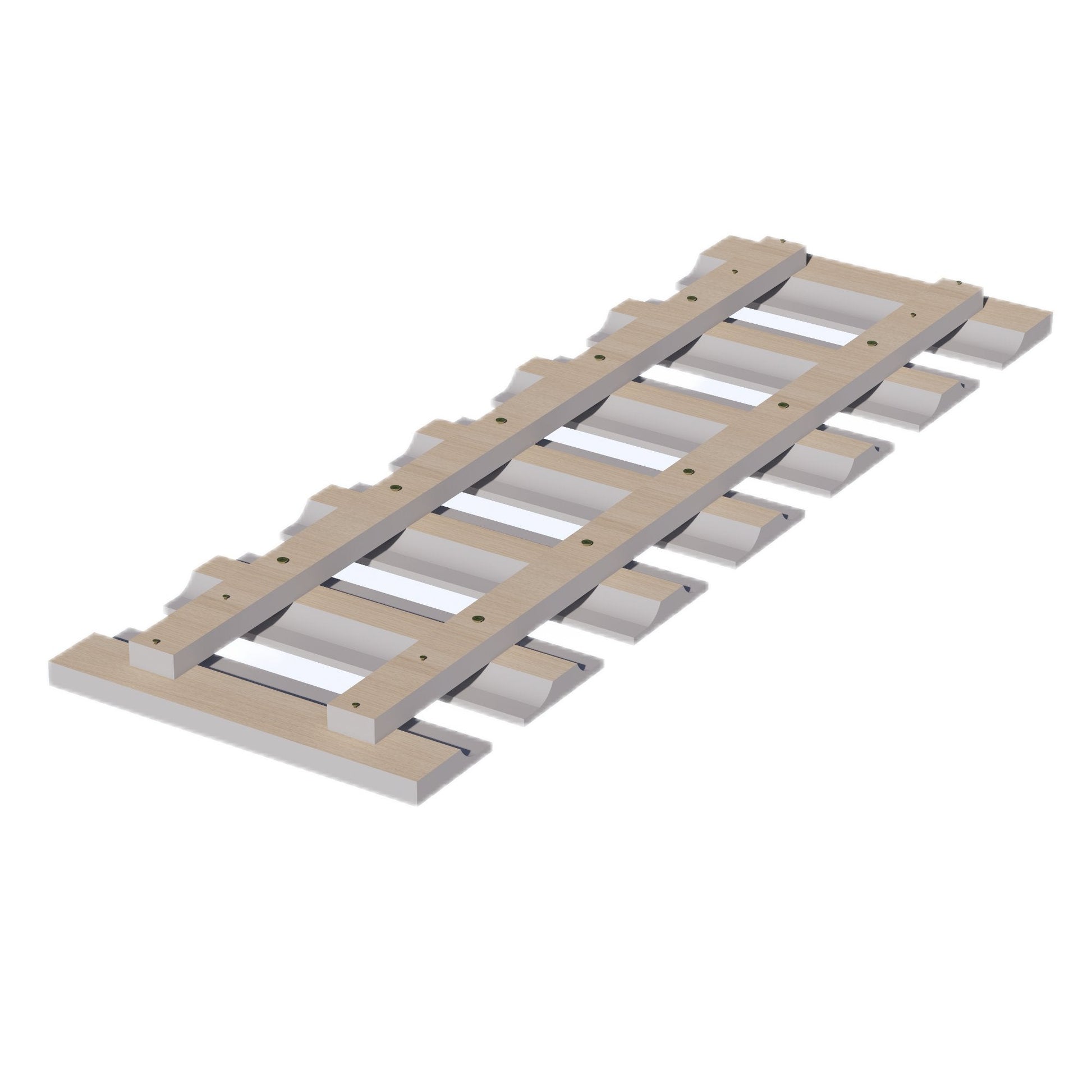 HA - GL36: Ash Gray Shaker 36"W x 1 - 1/2"H x 12"D Wall Glass Holder - NextCabinets