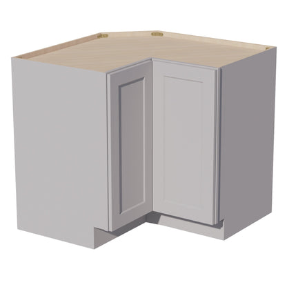 HA - LSB36: Ash Gray Shaker 36" 2 Doors Lazy Susan Corner Base Cabinets - NextCabinets
