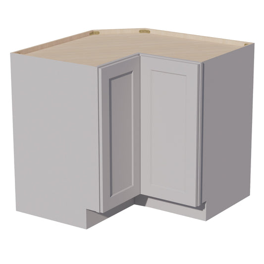 HA - LSB36: Ash Gray Shaker 36" 2 Doors Lazy Susan Corner Base Cabinets - NextCabinets