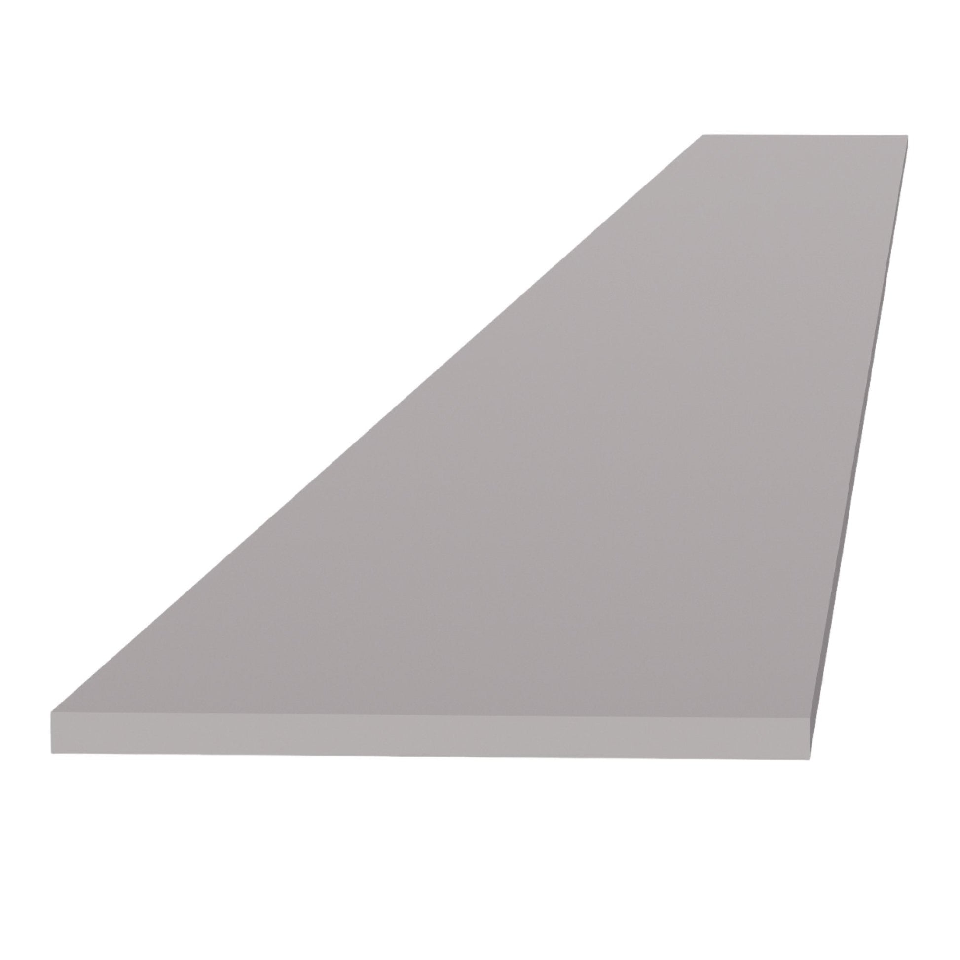 HA - TK8: Ash Gray Shaker 96"W x 4 - 1/2"H x 1/4"D Toe Kick Plate - NextCabinets