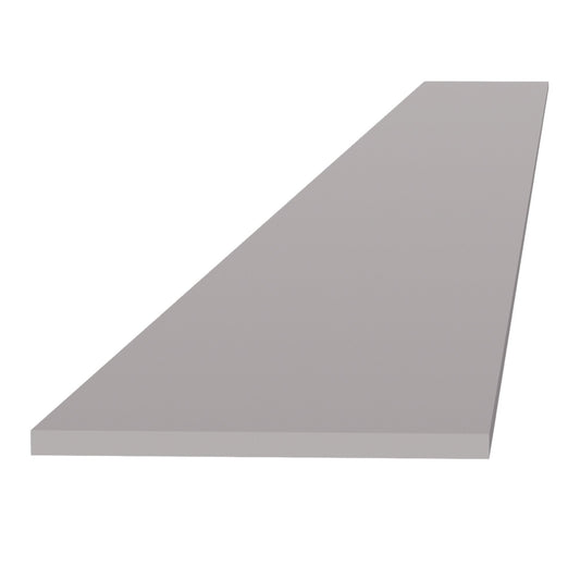 HA - TK8: Ash Gray Shaker 96"W x 4 - 1/2"H x 1/4"D Toe Kick Plate - NextCabinets