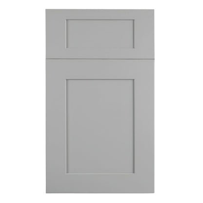 HA - W3036: Ash Gray Shaker 30"W x 36"H 2 Doors & 2 Shelves Standard Wall Cabinet - NextCabinets