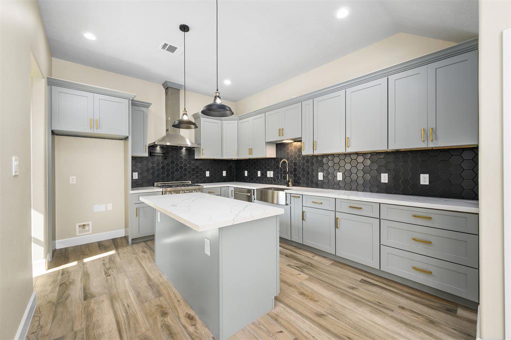 HA - W3912: Ash Gray Shaker 39"W x 12"H 2 Doors Standard Wall Bridge Cabinet - NextCabinets