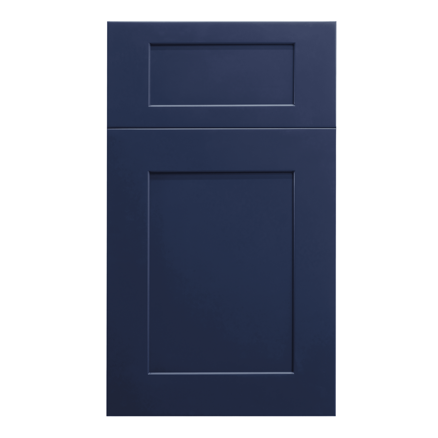 HB - B24: Indigo Blue Shaker 24" 1 Drawer 2 Doors Standard Base Cabinet - NextCabinets