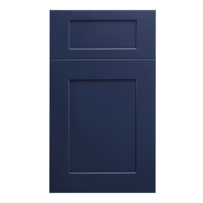 HB - B24: Indigo Blue Shaker 24" 1 Drawer 2 Doors Standard Base Cabinet - NextCabinets