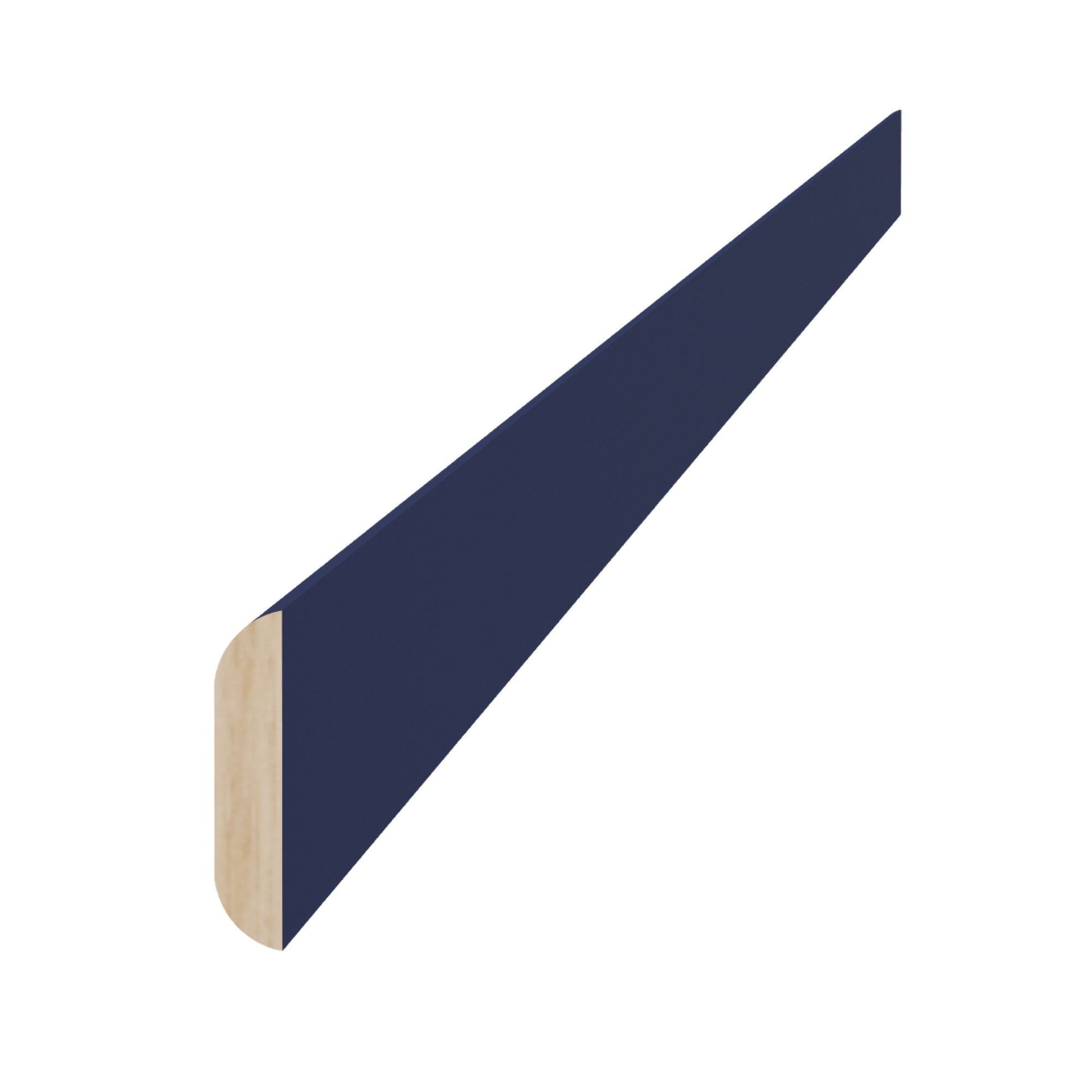 HB - BM1 - 1/4: Indigo Blue Shaker 96"W x 1 - 1/4"H x 1/4"D Batten Molding - NextCabinets