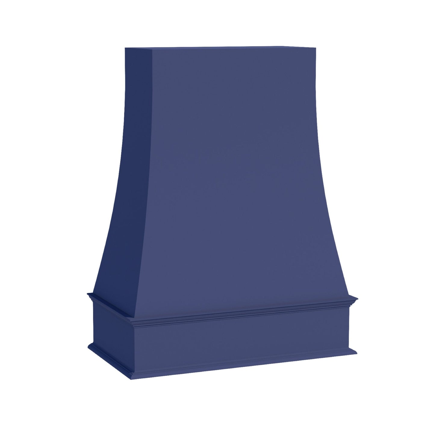 HB - WRH4836: Indigo Blue Shaker 48"W x 36"H Wood Wall Mounted Range Hoods - NextCabinets