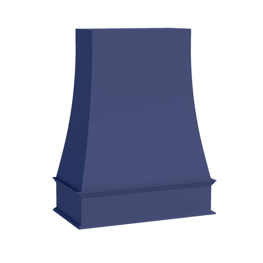HB - WRH4836: Indigo Blue Shaker 48"W x 36"H Wood Wall Mounted Range Hoods - NextCabinets