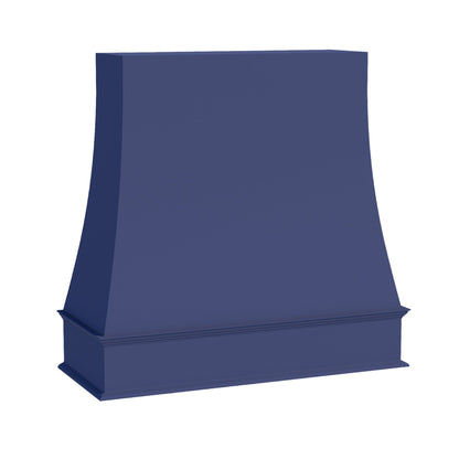 HB - WRH4848: Indigo Blue Shaker 48"W x 48"H Wood Wall Mounted Range Hoods - NextCabinets
