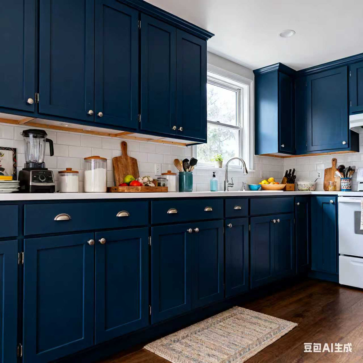 Blue Shaker Kitchen