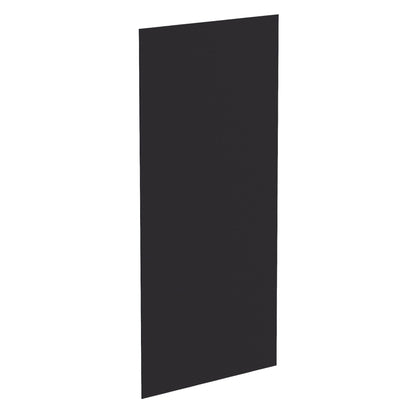 HE - BP48x96 - 1/4: Ebony Black Shaker 48"W x 96"H x 1/4"D Base End Skin Panel - NextCabinets