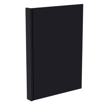 HE - DWR3: Ebony Black Shaker 3" Filler - 24"W x 34 - 1/2"H x 1/2"D Dishwasher Return Panel - NextCabinets