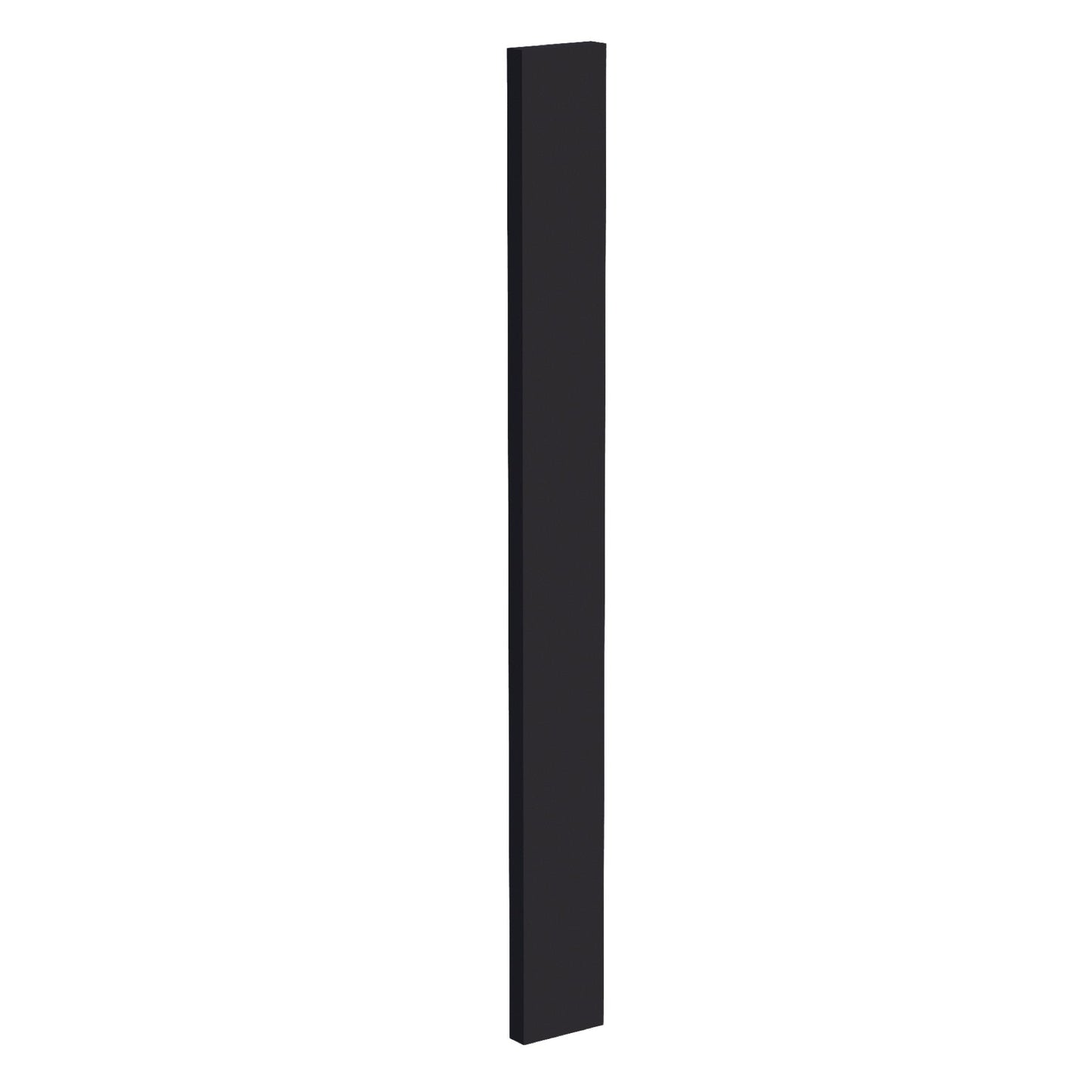 HE - WF330: Ebony Black Shaker 03"W x 30"H Wall Cabinet Filler - NextCabinets