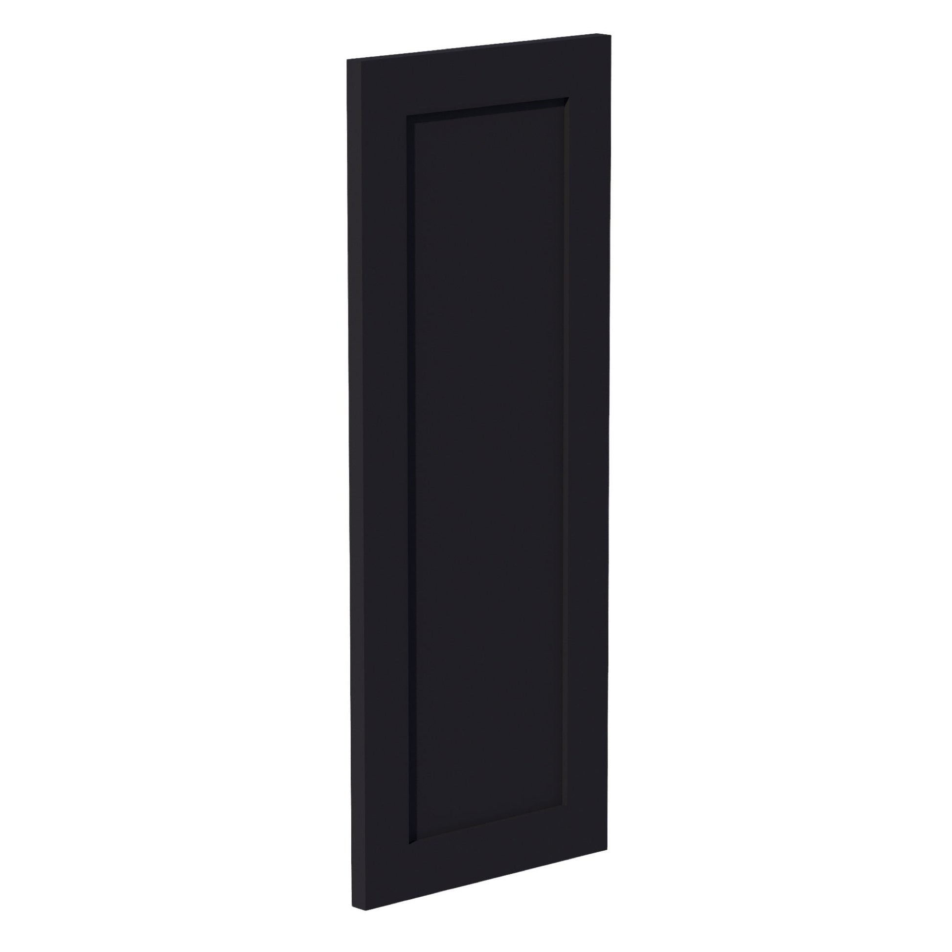 HE - WP - W30: Ebony Black Shaker 30" - 11 - 1/2"W x 29 - 1/2"H x 3/4"D Wainscot Panel Wall - NextCabinets