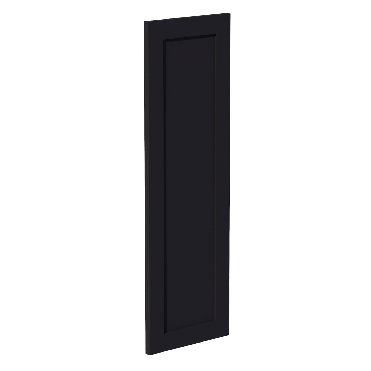 HE - WP - W36: Ebony Black Shaker 36" - 11 - 1/2"W x 35 - 1/2"H x 3/4"D Wainscot Panel Wall - NextCabinets