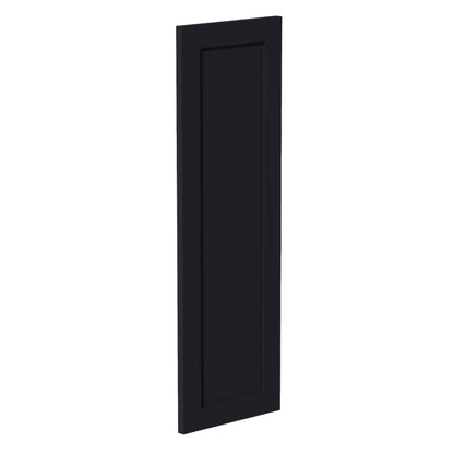 HE - WP - W36: Ebony Black Shaker 36" - 11 - 1/2"W x 35 - 1/2"H x 3/4"D Wainscot Panel Wall - NextCabinets