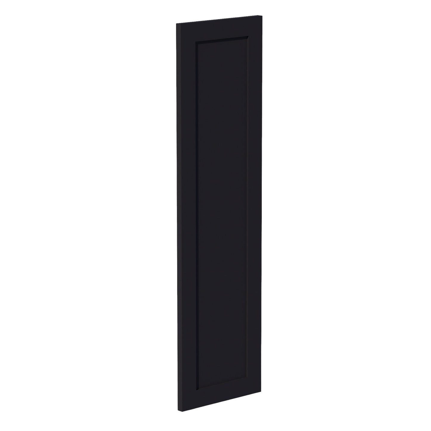 HE - WP - W42: Ebony Black Shaker 42" - 11 - 1/2"W x 41 - 1/2"H x 3/4"D Wainscot Panel Wall - NextCabinets