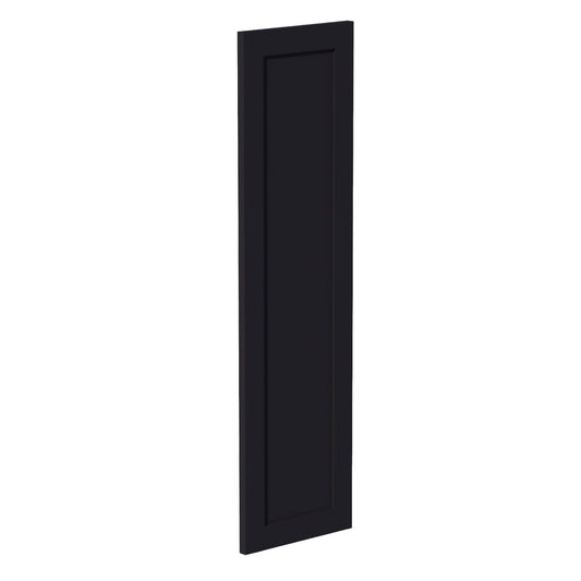 HE - WP - W42: Ebony Black Shaker 42" - 11 - 1/2"W x 41 - 1/2"H x 3/4"D Wainscot Panel Wall - NextCabinets