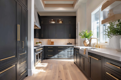 Ebony Black Shaker Sample Door