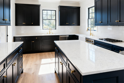 Onyx Black Shaker 10x10 RTA Cabinets