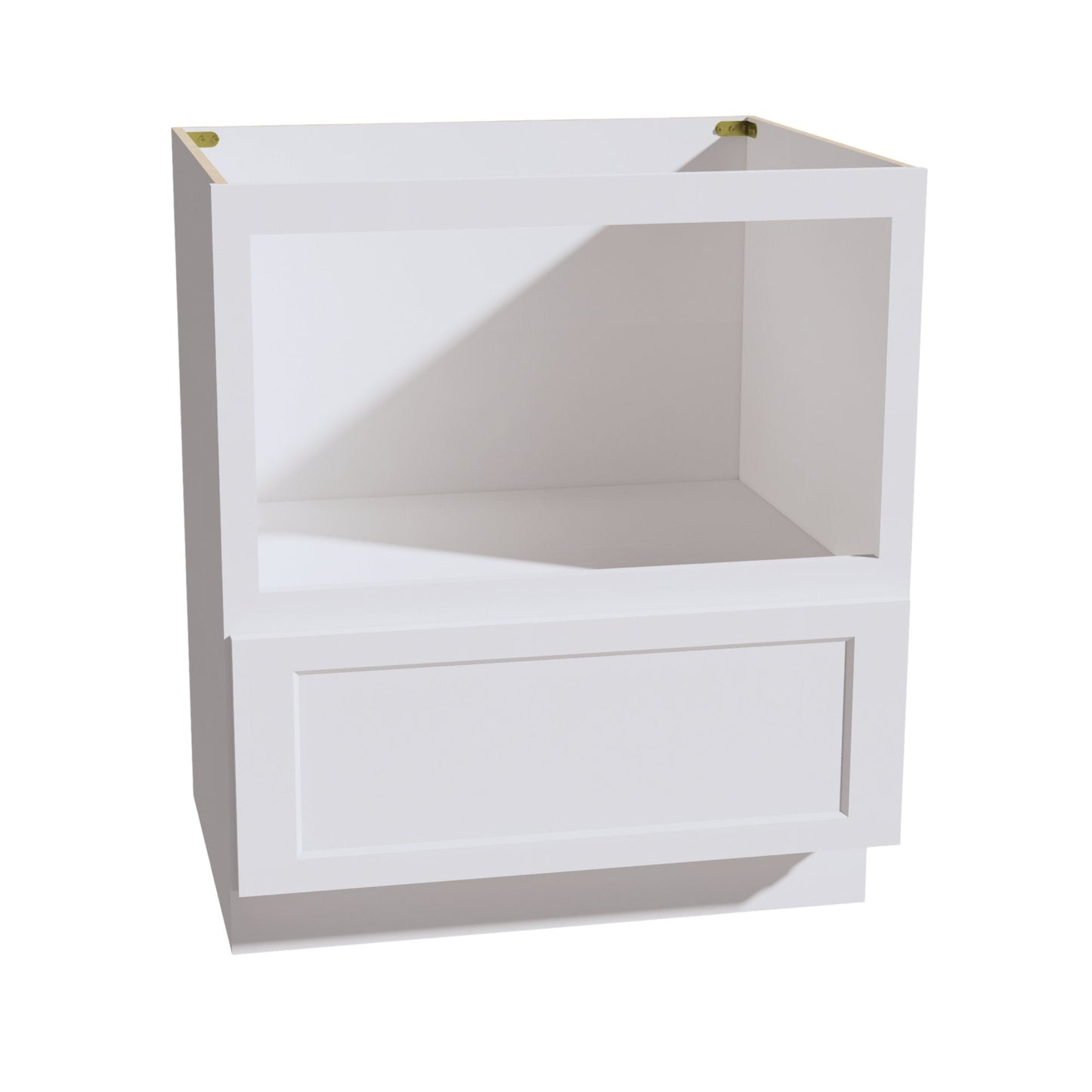 HF - BMC30: Frost White Shaker 30" 1 Drawer Base Built - in Microwave Cabinets - NextCabinets