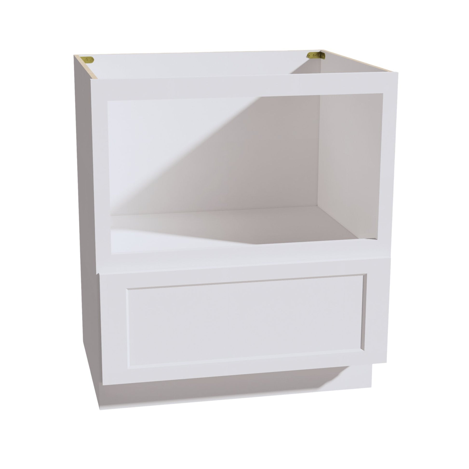 HF - BMC30: Frost White Shaker 30" 1 Drawer Base Built - in Microwave Cabinets - NextCabinets