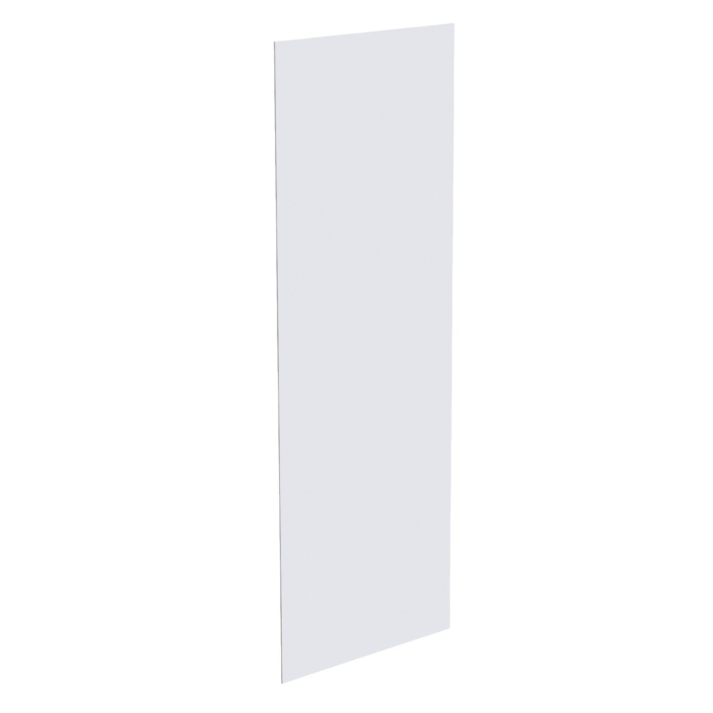 HF - BP3496 - 1/4: Frost White Shaker 34 - 1/2"W x 96"H x 1/4"D Base End Skin Panel - NextCabinets
