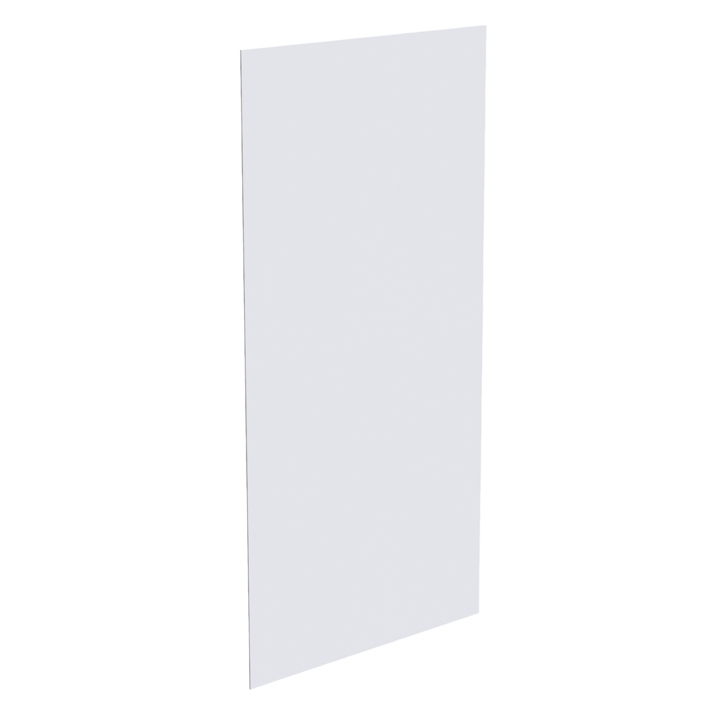 HF - BP48x96 - 1/4: Frost White Shaker 48"W x 96"H x 1/4"D Base End Skin Panel - NextCabinets