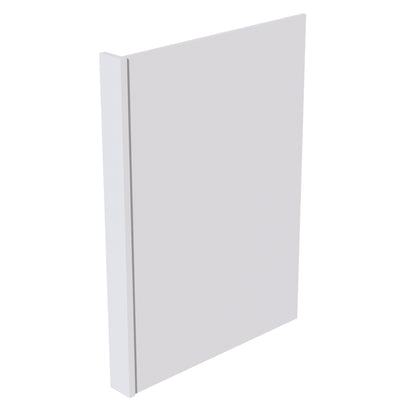 HF - DWR3: Frost White Shaker 3" Filler - 24"W x 34 - 1/2"H x 1/2"D Dishwasher Return Panel - NextCabinets